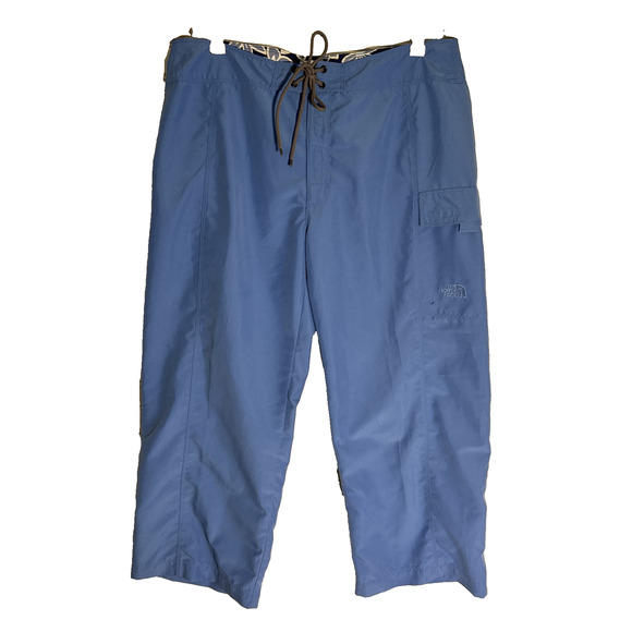 The North Face Blue Shearwater Capri Fast Drying Pants Size 10 - Picture 1 of 4